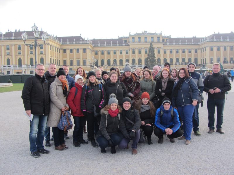 Studenci Filologii Germańskiej PWSZ w Raciborzu w Wiedniu