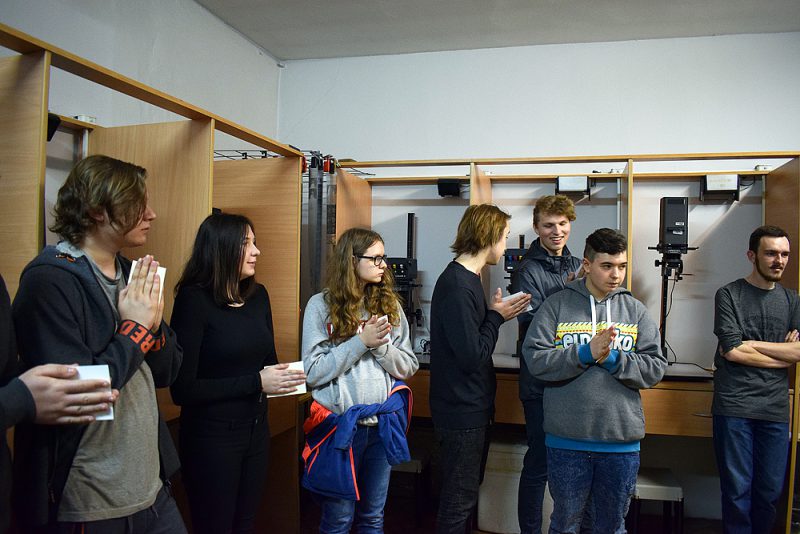 Spotkanie z uczniami Kietrza - Edukacja Artystyczna w zakresie sztuk plastycznych Racibórz (fot. M.Panek)