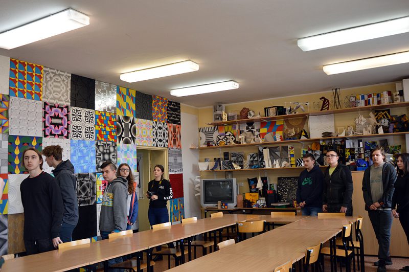 Spotkanie z uczniami Kietrza - Edukacja Artystyczna w zakresie sztuk plastycznych Racibórz (fot. M. Krause)