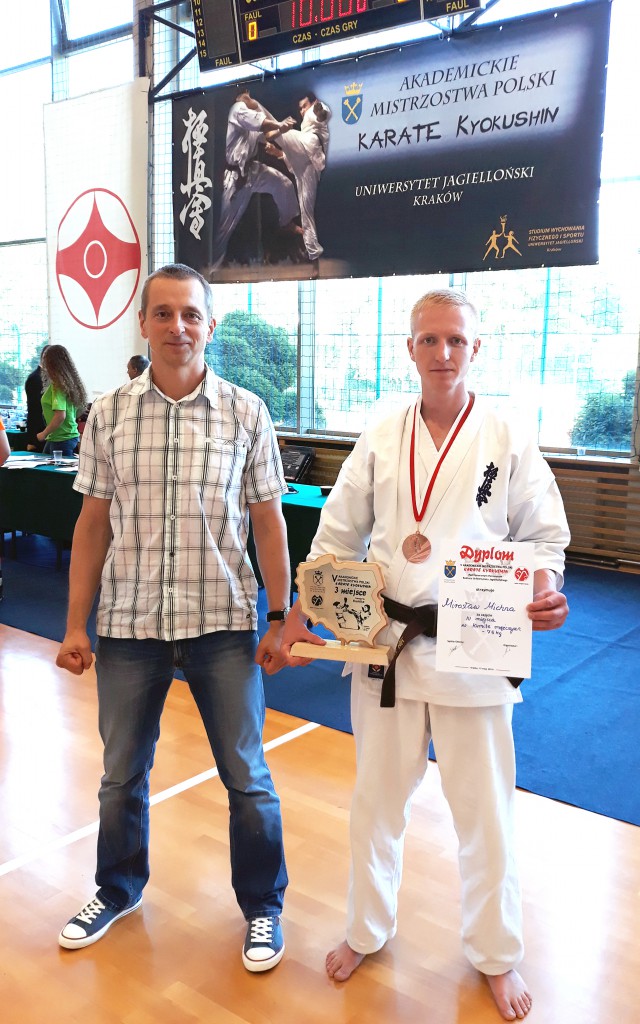 Mirosław Michna na V Akademickich Mistrzostwach Polski Karate Kyokushin