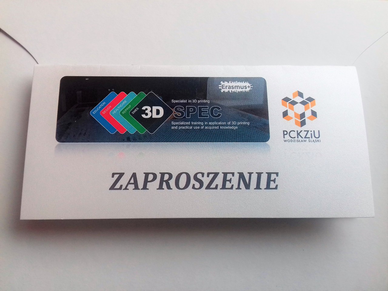 „Druk 3D i jego zastosowanie w medycynie i edukacji” (fot. PCKZiU Wodzisław Śl)